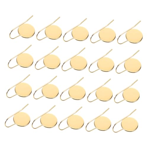 DOITOOL 20 Stück Teiliges Ohrhaken mit Eingelötetem Cabochon Bezel Innenmaß Goldfarbene Ohrhaken für Diy Schmuckherstellung Sichere Verbindung Kreative Ohrringrohlinge DOITOOL 20 Stück Teiliges Ohrhaken mit Eingelötetem Cabochon Bezel Innenmaß Goldfarbene Ohrhaken für Diy Schmuckherstellung Sichere Verbindung Kreative Ohrringrohlinge von DOITOOL
