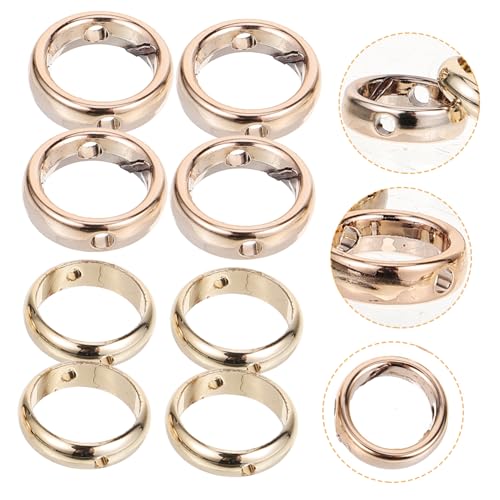 DOITOOL 20 Stück Teiliges Schmuckzubehör Kleine Runde Doppelloch Perlenrahmen für Ohrringe Armbänder Halsketten DIY Schmuckherstellung Bastelperlen Auffädeln Kreativ DOITOOL 20 Stück Teiliges Schmuckzubehör Kleine Runde Doppelloch Perlenrahmen für Ohrringe Armbänder Halsketten DIY Schmuckherstellung Bastelperlen Auffädeln Kreativ von DOITOOL