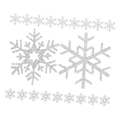 DOITOOL 20 Stück Teiliges Schneeflocken Stickerei Patch aus Festem Stoff zum Aufnähen Kleidung und Jeans Vielseitige DIY Haaraccessoires für Alltag Party und Hochzeit Silberfarbene DOITOOL 20 Stück Teiliges Schneeflocken Stickerei Patch aus Festem Stoff zum Aufnähen Kleidung und Jeans Vielseitige DIY Haaraccessoires für Alltag Party und Hochzeit Silberfarbene von DOITOOL