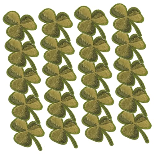 DOITOOL 20 Stück Teiliges Shamrock Aufnäher Bestickte Kleeblatt Patches zum Aufbügeln und Annähen Kleine Stickapplikationen für Kleidung Rucksäcke DIY Nähzubehör Langlebig und Einfach DOITOOL 20 Stück Teiliges Shamrock Aufnäher Bestickte Kleeblatt Patches zum Aufbügeln und Annähen Kleine Stickapplikationen für Kleidung Rucksäcke DIY Nähzubehör Langlebig und Einfach von DOITOOL