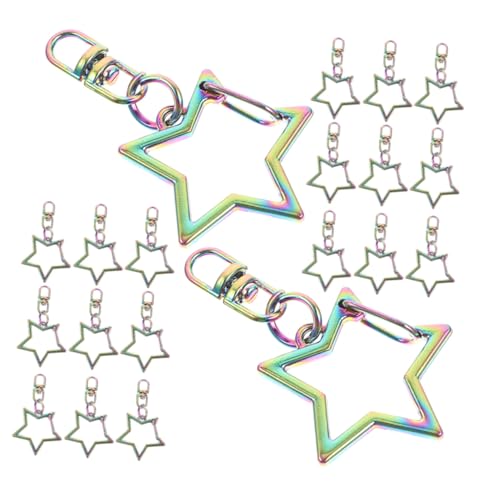 DOITOOL 20 Stück Teiliges Stern Karabiner Schlüsselanhänger Drehverschluss Bunter Fünfzackiger Stern Schlüsselring Leichter Schlüsselhalter für DIY Schmuck Taschen und Rucksack Zubehör DOITOOL 20 Stück Teiliges Stern Karabiner Schlüsselanhänger Drehverschluss Bunter Fünfzackiger Stern Schlüsselring Leichter Schlüsselhalter für DIY Schmuck Taschen und Rucksack Zubehör von DOITOOL