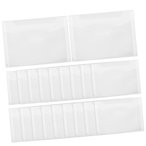 DOITOOL 20 Stück Teiliges Transparente Verschleißfeste Dokumententaschen mit Kartenhalter Querformatige Aufbewahrungstaschen für Papiere Rechnungen und Belege zur Geordneten Ablage und DOITOOL 20 Stück Teiliges Transparente Verschleißfeste Dokumententaschen mit Kartenhalter Querformatige Aufbewahrungstaschen für Papiere Rechnungen und Belege zur Geordneten Ablage und von DOITOOL