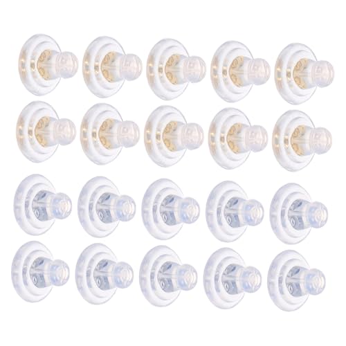 DOITOOL 20 Stück Teiliges Transparentes Silikon-ohrring-verschluss- Weiche Ohrstopper mit Sicherem Sitz Leichte Ohrstöpsel für DIY Schmuckherstellung Komfortabel und Langlebig als Ersatz DOITOOL 20 Stück Teiliges Transparentes Silikon-ohrring-verschluss- Weiche Ohrstopper mit Sicherem Sitz Leichte Ohrstöpsel für DIY Schmuckherstellung Komfortabel und Langlebig als Ersatz von DOITOOL