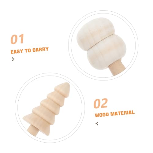 DOITOOL 20 Stück Teiliges Unvollendete Holzbaum Dekorationen Flache Mini Holzbäume zum Bemalen Robustes DIY Holzspielzeug für Kreative Bastelprojekte für und Weihnachtsdeko DOITOOL 20 Stück Teiliges Unvollendete Holzbaum Dekorationen Flache Mini Holzbäume zum Bemalen Robustes DIY Holzspielzeug für Kreative Bastelprojekte für und Weihnachtsdeko von DOITOOL