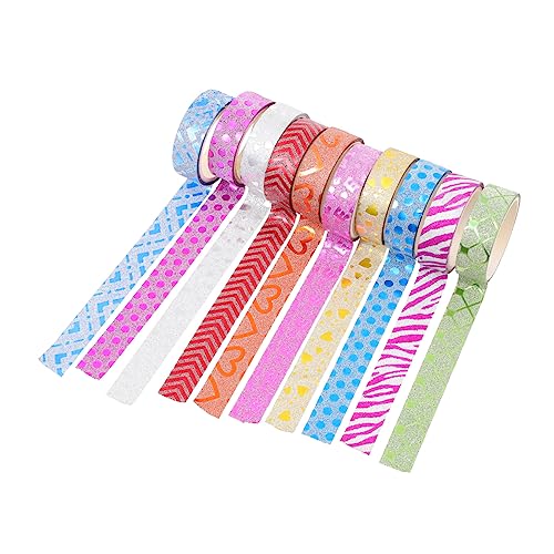 DOITOOL 20 Stück Teiliges Washi Tape mit Glitter Klebestreifen Dekoratives Klebeband für Scrapbooking Diy Bastelmaterial Hochwertiges Langlebiges Washi Klebeband mit Funkelndem Design DOITOOL 20 Stück Teiliges Washi Tape mit Glitter Klebestreifen Dekoratives Klebeband für Scrapbooking Diy Bastelmaterial Hochwertiges Langlebiges Washi Klebeband mit Funkelndem Design von DOITOOL