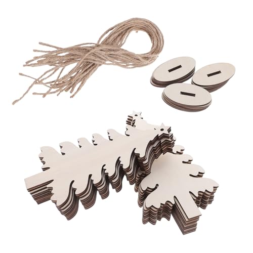 DOITOOL 20 Stück Teiliges Weihnachtsbaum-holzfiguren Unvollendete Holzscheiben Bastelrohlinge mit Aufhängeschnur und Sockel Robust für DIY Weihnachtsdekoration und Bemalung DOITOOL 20 Stück Teiliges Weihnachtsbaum-holzfiguren Unvollendete Holzscheiben Bastelrohlinge mit Aufhängeschnur und Sockel Robust für DIY Weihnachtsdekoration und Bemalung von DOITOOL