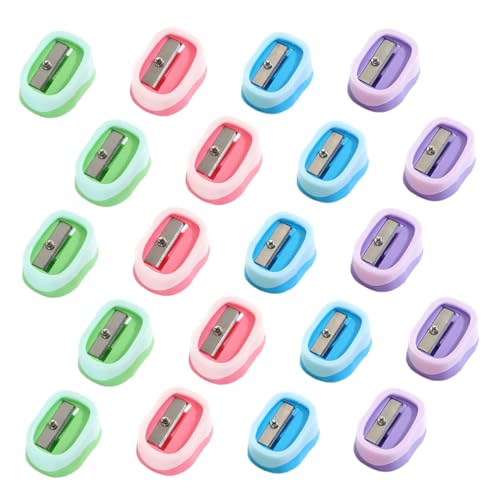 DOITOOL 20 Stück Tragbares Bleistiftmesser Mini- Bleistiftspitzer Anspitzer Für Schulmaterial Für Handgehaltener Bleistiftschärfer Lose Metall DOITOOL 20 Stück Tragbares Bleistiftmesser Mini- Bleistiftspitzer Anspitzer Für Schulmaterial Für Handgehaltener Bleistiftschärfer Lose Metall von DOITOOL