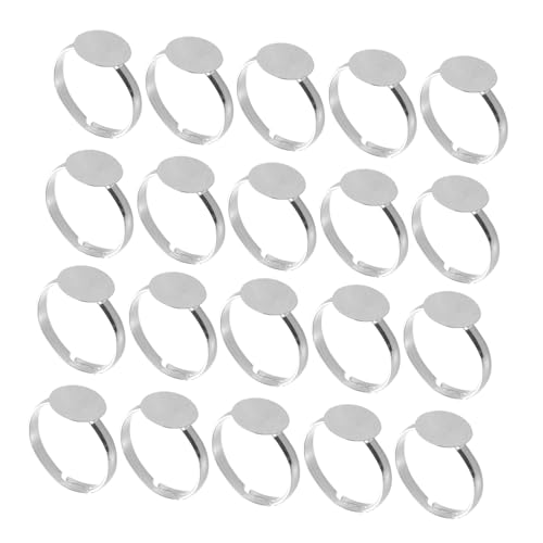 DOITOOL 20 Stück Verstellbare Ring Drag Metallringe Zum Basteln Ringe Verstellbare Ringrohlinge Für Harz Rohlinge Für Harz Ringrohlinge Für Die Schmuckherstellung Ringbasis Für DOITOOL 20 Stück Verstellbare Ring Drag Metallringe Zum Basteln Ringe Verstellbare Ringrohlinge Für Harz Rohlinge Für Harz Ringrohlinge Für Die Schmuckherstellung Ringbasis Für von DOITOOL