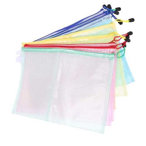 DOITOOL 20 Stück Wasserdichte Mesh Reißverschlusstaschen Transparente PVC Dokumentenaufbewahrung für Büro Reisen und für Quittungen Fotos und Karten DOITOOL 20 Stück Wasserdichte Mesh Reißverschlusstaschen Transparente PVC Dokumentenaufbewahrung für Büro Reisen und für Quittungen Fotos und Karten von DOITOOL