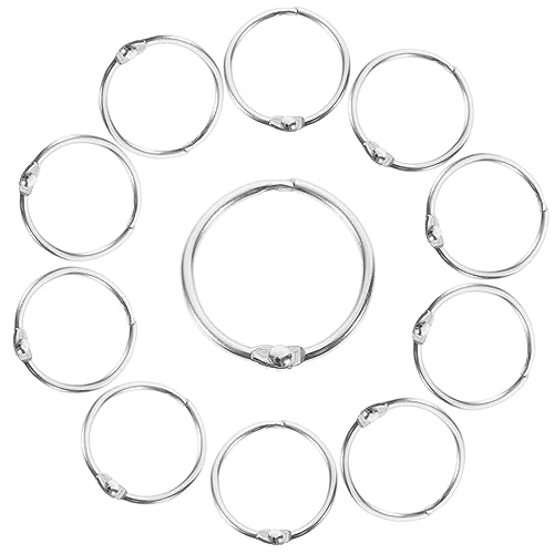 DOITOOL 20 Stück buchring handwerkzeug noteboon aktenmappe aktenordner Produkt Karteikartenhalter Pflicht Schild Stichwort Buchbinderbedarf Papierringe kleine Binderinge Bücherringe Metall DOITOOL 20 Stück buchring handwerkzeug noteboon aktenmappe aktenordner Produkt Karteikartenhalter Pflicht Schild Stichwort Buchbinderbedarf Papierringe kleine Binderinge Bücherringe Metall von DOITOOL