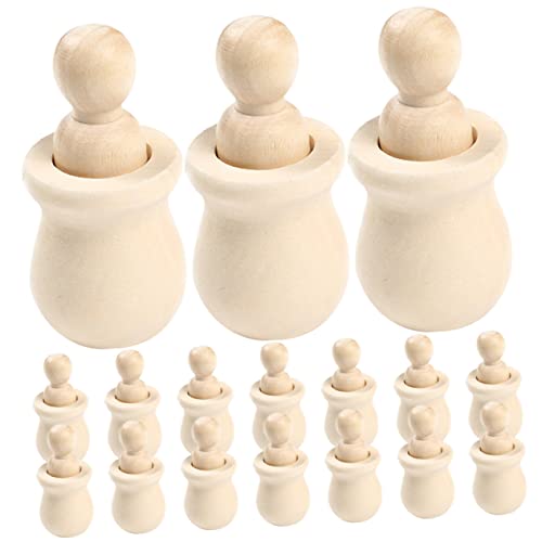 DOITOOL 20 Stück hölzerner Mann bastelset basteln für geschenketueten Kinderzimmer Dekoration holzfiguren DIY leere Holzpflockpuppen Puppendekor aus Holzpflöcken DOITOOL 20 Stück hölzerner Mann bastelset basteln für geschenketueten Kinderzimmer Dekoration holzfiguren DIY leere Holzpflockpuppen Puppendekor aus Holzpflöcken von DOITOOL