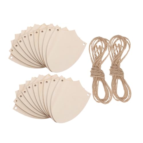 DOITOOL 20 Stück unlackierte Holzschild-Formen für Bastelarbeiten, Naturholz, hängende Ornamente, kreative mittelalterliche, rustikale Kunstprojekte für Heim- und Hochzeitsdekorationen DOITOOL 20 Stück unlackierte Holzschild-Formen für Bastelarbeiten, Naturholz, hängende Ornamente, kreative mittelalterliche, rustikale Kunstprojekte für Heim- und Hochzeitsdekorationen von DOITOOL