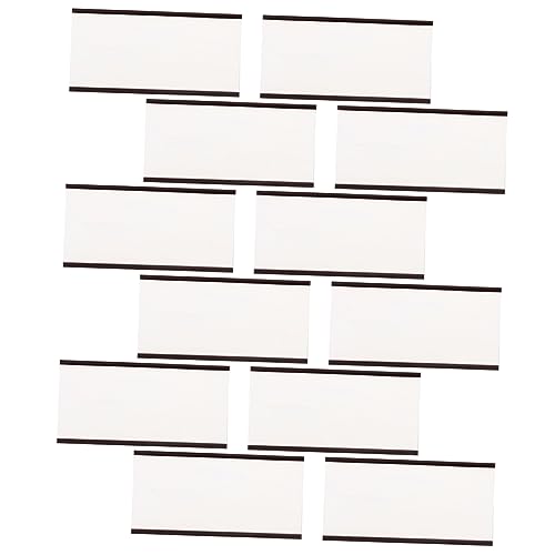DOITOOL 20 Stücke Karte Tag Clip Karten Halter Clip Label Clamp Lager Magnetische Label Clip Papier Transparent von DOITOOL