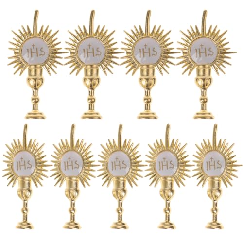 DOITOOL 20 Stücke Religiöse Kuchen Topper Kommunion Cupcake Topper Taufe Gold Heiliges-Licht Segnen Cupcake Picks Kelch Kuchen DOITOOL 20 Stücke Religiöse Kuchen Topper Kommunion Cupcake Topper Taufe Gold Heiliges-Licht Segnen Cupcake Picks Kelch Kuchen von DOITOOL