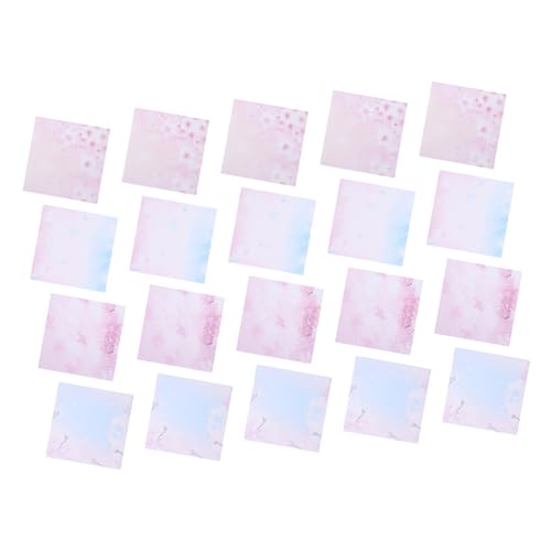 DOITOOL 200 Blatt Buntes Origami Papier mit Zartem Blumenmuster Quadratisches Diy Bastelpapier für Kreative Projekte und Schularbeiten für Handarbeiten und Dekoration von DOITOOL