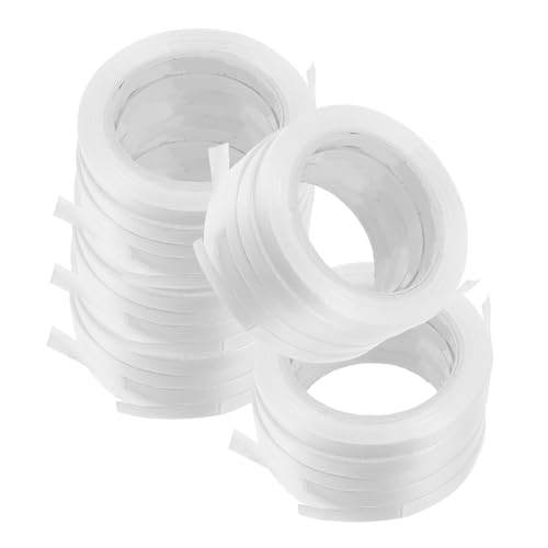 DOITOOL 200 Rollen Party-Dekorationsband Geschenkbänder für Geschenke Wickelband Ribbon Design Geburtstagdekorationen Geschenkbänder ein Verpackungsband Urlaubswickband Plastik Weiß von DOITOOL