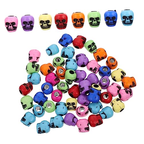 DOITOOL 200 Stck. Acryl Schädelperlen Bunte Halloween Schmuckperlen zum Basteln von Armbändern Halsketten Fußkettchen DIY Schmuckzubehör für Kreative Handarbeiten DOITOOL 200 Stck. Acryl Schädelperlen Bunte Halloween Schmuckperlen zum Basteln von Armbändern Halsketten Fußkettchen DIY Schmuckzubehör für Kreative Handarbeiten von DOITOOL