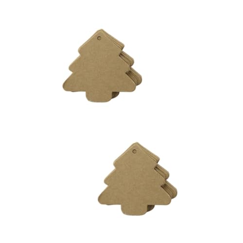 DOITOOL 200 Stck. Teiliges Vintage Kraftpapier Weihnachtsbaum Anhänger Blanko Geschenkanhänger zum Beschriften für Geschenkverpackung Preisetiketten DIY Dekoration und Scrapbooking DOITOOL 200 Stck. Teiliges Vintage Kraftpapier Weihnachtsbaum Anhänger Blanko Geschenkanhänger zum Beschriften für Geschenkverpackung Preisetiketten DIY Dekoration und Scrapbooking von DOITOOL