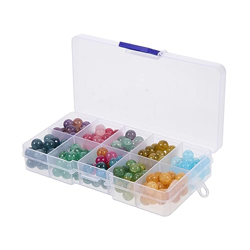 DOITOOL 200 Stück Diy Glasperlen für Schmuckherstellung für Armbänder und Bastelprojekte DOITOOL 200 Stück Diy Glasperlen für Schmuckherstellung für Armbänder und Bastelprojekte von DOITOOL