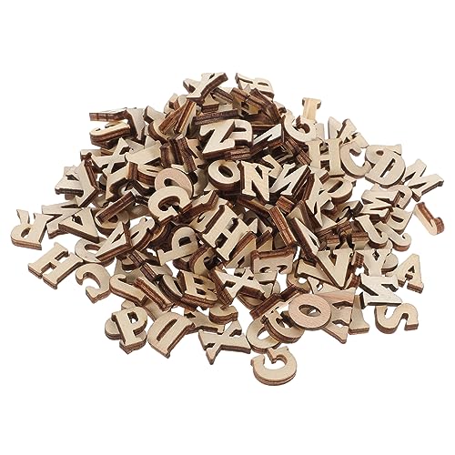 DOITOOL 200 Stück Diy Holzbuchstaben Anhänger Natürlichem Holz Bastelmaterialien für Scrapbooking Kunstprojekte und Weihnachtsdekoration für Diy Enthusiasten DOITOOL 200 Stück Diy Holzbuchstaben Anhänger Natürlichem Holz Bastelmaterialien für Scrapbooking Kunstprojekte und Weihnachtsdekoration für Diy Enthusiasten von DOITOOL