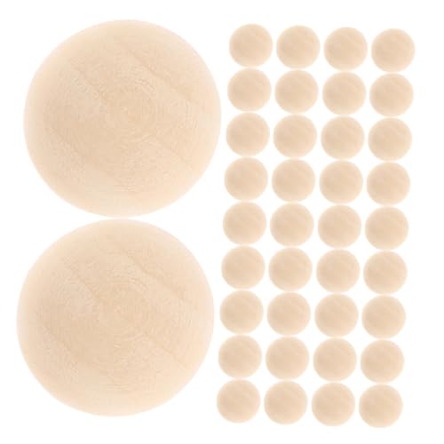 DOITOOL 200 Stück Halbe Holzkugeln Naturbelassene DIY Holzperlen zum Bemalen Basteln Schmuckherstellung Dekoration Handwerk Zubehör DOITOOL 200 Stück Halbe Holzkugeln Naturbelassene DIY Holzperlen zum Bemalen Basteln Schmuckherstellung Dekoration Handwerk Zubehör von DOITOOL