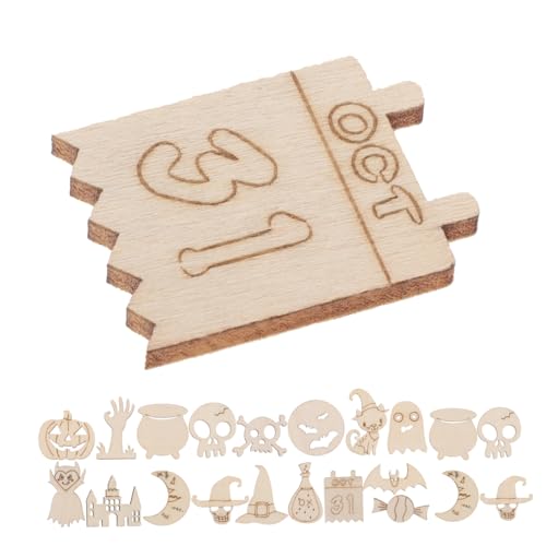 DOITOOL 200 Stück Halloween Holzanhänger Unlackierte Holzscheiben Kürbis Geist Motive DIY Bastelset für Herbstdeko Kindergarten Handmalerei und Kreative Halloween Holzornamente DOITOOL 200 Stück Halloween Holzanhänger Unlackierte Holzscheiben Kürbis Geist Motive DIY Bastelset für Herbstdeko Kindergarten Handmalerei und Kreative Halloween Holzornamente von DOITOOL