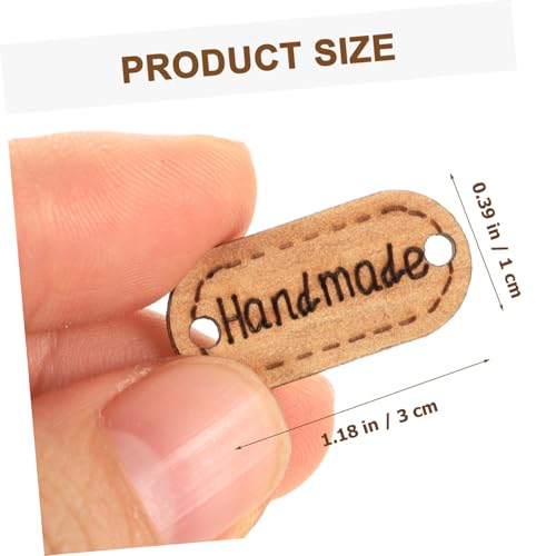 DOITOOL 200 Stück Handmade Holzanhänger Dicke Retro Labels mit Löchern DIY Scrapbooking Craft Tags für Kleidung Malerei Näharbeiten und Bastelprojekte DOITOOL 200 Stück Handmade Holzanhänger Dicke Retro Labels mit Löchern DIY Scrapbooking Craft Tags für Kleidung Malerei Näharbeiten und Bastelprojekte von DOITOOL