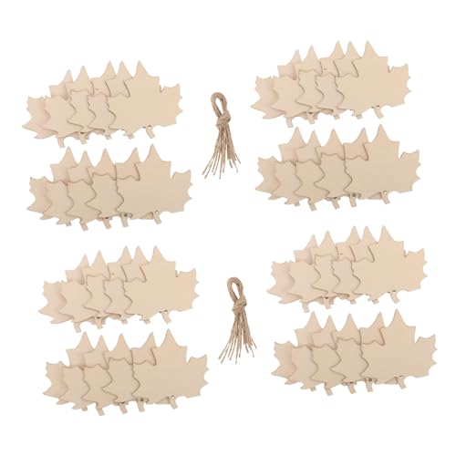 DOITOOL 200 Stück Holz Ahornblatt Anhänger Holzscheiben zum Bemalen DIY Bastelmaterial Herbstdeko für Thanksgiving Party Innen Außen DOITOOL 200 Stück Holz Ahornblatt Anhänger Holzscheiben zum Bemalen DIY Bastelmaterial Herbstdeko für Thanksgiving Party Innen Außen von DOITOOL