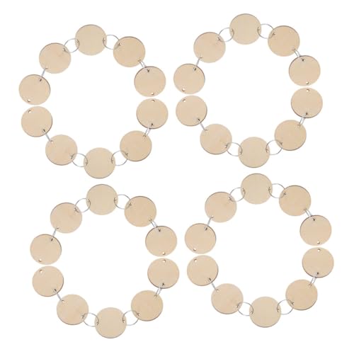 DOITOOL 200 Stück Holzscheiben mit Eisenringen Rund für DIY Bastelprojekte und Wanddekoration Kleine Holzrundlinge für Kalender Anhänger und Vielseitige Handwerksarbeiten DOITOOL 200 Stück Holzscheiben mit Eisenringen Rund für DIY Bastelprojekte und Wanddekoration Kleine Holzrundlinge für Kalender Anhänger und Vielseitige Handwerksarbeiten von DOITOOL