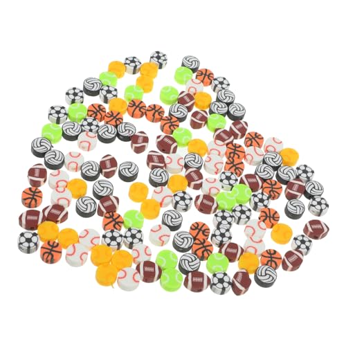 DOITOOL 200 Stück Kleine Schmuckperlen Winzig Farbe Farbig Softball-perlen Sport Abstandshalter Anhänger Aus Tonperlen Für Bunt Basketball-perlen Fußballperlen Polymer-ton DOITOOL 200 Stück Kleine Schmuckperlen Winzig Farbe Farbig Softball-perlen Sport Abstandshalter Anhänger Aus Tonperlen Für Bunt Basketball-perlen Fußballperlen Polymer-ton von DOITOOL