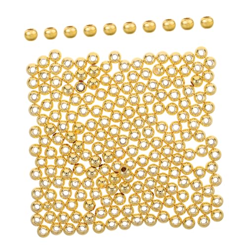 DOITOOL 200 Stück Metallperlen runde Abstandshalter lose Perlen Perlenabstandshalter Abstandshalter runde Perlen Armbänder machen Valentinstag Kupfer Golden DOITOOL 200 Stück Metallperlen runde Abstandshalter lose Perlen Perlenabstandshalter Abstandshalter runde Perlen Armbänder machen Valentinstag Kupfer Golden von DOITOOL