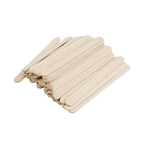 DOITOOL 200 Stück Natürliche Holzstäbchen Glatte Oberfläche ohne Splitter Vielseitig für DIY Basteln Eisstiele Modellbau Sicher für Pack pro Bündel von DOITOOL