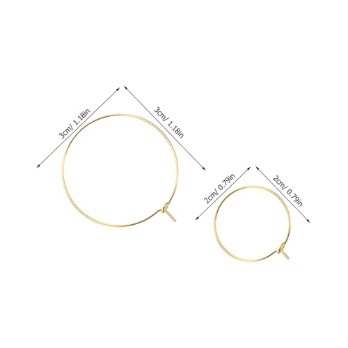 DOITOOL 200 Stück Ohrringringe aus Eisen Rundschlaufen für Schmuckherstellung Langlebige DIY Ohrschmuckverbinder Einfache Bastel-charms für Individuelle Ohrringe DOITOOL 200 Stück Ohrringringe aus Eisen Rundschlaufen für Schmuckherstellung Langlebige DIY Ohrschmuckverbinder Einfache Bastel-charms für Individuelle Ohrringe von DOITOOL