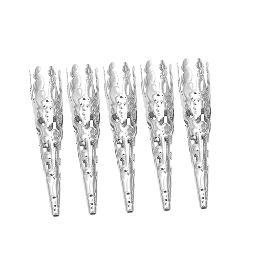 DOITOOL 200 Stück Petal Eisen Perlenkappen Lange Trompetenblüten Perlenkegel Silberfarbene Blumenperlenkappen Schmuck Bastel Zubehör für Ohrringe Armbänder Diy DOITOOL 200 Stück Petal Eisen Perlenkappen Lange Trompetenblüten Perlenkegel Silberfarbene Blumenperlenkappen Schmuck Bastel Zubehör für Ohrringe Armbänder Diy von DOITOOL
