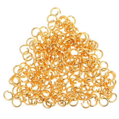 DOITOOL 200 Stück Plattierungsverbindungsring Schmuck Mini Offene Biegeringe Biegeringe Plattierte Biegeringe Edelstahl Split Ring Kleiner Spaltring Biegering Edelstahl Metall Golden DOITOOL 200 Stück Plattierungsverbindungsring Schmuck Mini Offene Biegeringe Biegeringe Plattierte Biegeringe Edelstahl Split Ring Kleiner Spaltring Biegering Edelstahl Metall Golden von DOITOOL