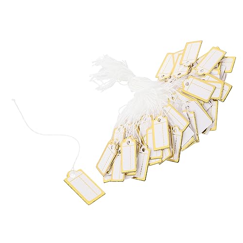 DOITOOL 200 Stück Preisetiketten Anhängen Schmuckpreisschilder Vielseitige Etiketten für Kleidung und Accessoires Einfach zu Verwenden Wiederverwendbar für Hochzeiten und Verkaufsaktionen von DOITOOL