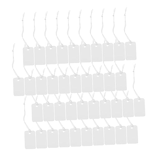 DOITOOL 200 Stück Preisetiketten für Schmuck und Kleidung Leere Beschriftungsetiketten Handbeschriften Hängende Tags mit Elastischer Schnur À Praktisch für Preisauszeichnung und DOITOOL 200 Stück Preisetiketten für Schmuck und Kleidung Leere Beschriftungsetiketten Handbeschriften Hängende Tags mit Elastischer Schnur À Praktisch für Preisauszeichnung und von DOITOOL