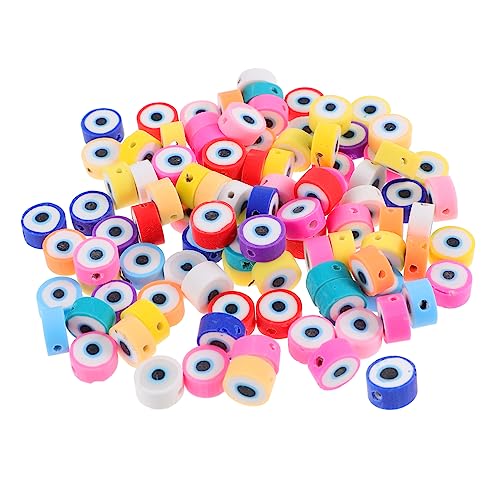 DOITOOL 200 Stück Teiliges Evil Eye Perlen für Schmuck DIY Kleine Lose Spacer Perlen Auffädeln für Armbänder Anhänger und Handgemachte Accessoires von DOITOOL