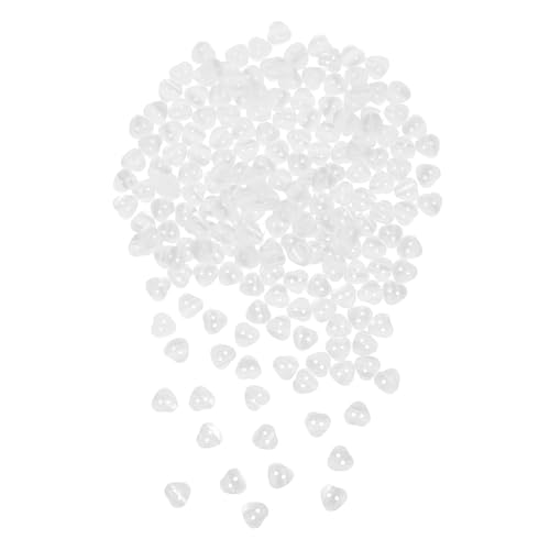 DOITOOL 200 Stück Teiliges Weiße Herzförmige Knöpfe Resin Perlglänzend für Strickwaren Kleidung Scrapbooking Bastelarbeiten und Reparaturen von DOITOOL