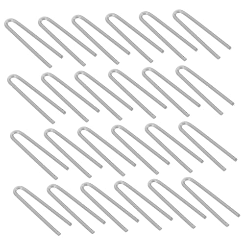 DOITOOL 200 Stück U-förmige Hochtemperatur-draht Jump Rings Kits für Keramik Brenn Töpferwerkzeuge Hitzebeständige Aufhängehaken für DIY Schmuck und Glasprojekte von DOITOOL