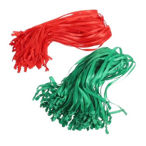 DOITOOL 200 Stück Weihnachtsbaum Ornament Aufhänger Bänder Rot Grün Ornamentbänder Dünne Dekorationsbänder für Weihnachtsbaum Hängen Partybedarf DOITOOL 200 Stück Weihnachtsbaum Ornament Aufhänger Bänder Rot Grün Ornamentbänder Dünne Dekorationsbänder für Weihnachtsbaum Hängen Partybedarf von DOITOOL