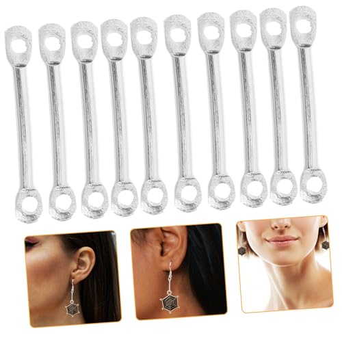 DOITOOL 200 Stück dekorativer Schmuck befestigungshaken silberschmuck Silberne Ohrringteile DIY Schmuckteile Herstellung Ohrhaken Schmuckzubehör ohrring zubehör selber Machen Silver DOITOOL 200 Stück dekorativer Schmuck befestigungshaken silberschmuck Silberne Ohrringteile DIY Schmuckteile Herstellung Ohrhaken Schmuckzubehör ohrring zubehör selber Machen Silver von DOITOOL