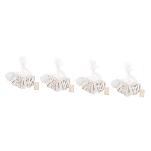 DOITOOL 2000 Preisschilder mit Schnur Beschreibbare Papieranhänger für Schmuck Kleidung und Langlebige Leichte Etiketten zum Anhängen und Beschriften Vielseitig für Laden und von DOITOOL