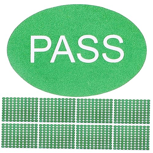DOITOOL 2000 Stück Prüfetiketten Prüfaufkleber Etiketten Qualitätsprüfung Bestanden Etiketten Prüfaufkleber Lageretiketten Beschichtetes Papier Selbstklebend Stark Klebend Grün DOITOOL 2000 Stück Prüfetiketten Prüfaufkleber Etiketten Qualitätsprüfung Bestanden Etiketten Prüfaufkleber Lageretiketten Beschichtetes Papier Selbstklebend Stark Klebend Grün von DOITOOL