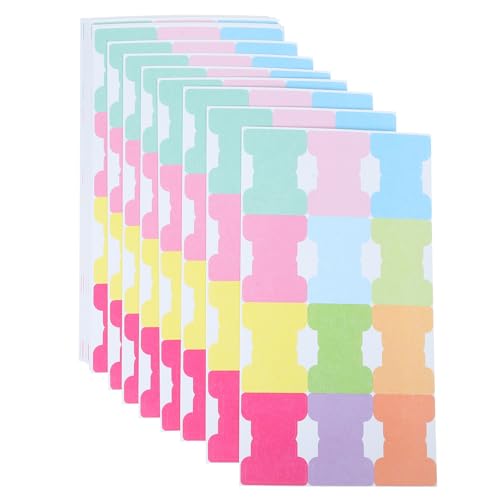 DOITOOL 20Blätter Beschreibbare Selbstklebende Index Tabs Buchmarker für Notizen Ordner Tagebücher Praktische Trennlaschen für Einfaches Markieren und Organisieren DOITOOL 20Blätter Beschreibbare Selbstklebende Index Tabs Buchmarker für Notizen Ordner Tagebücher Praktische Trennlaschen für Einfaches Markieren und Organisieren von DOITOOL