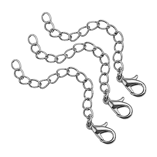 DOITOOL 20Stücke Kettenverlängerer für Armbänder mit Karabinerverschluss Silber zur Verlängerung Ihrer Lieblingsschmuckstücke DOITOOL 20Stücke Kettenverlängerer für Armbänder mit Karabinerverschluss Silber zur Verlängerung Ihrer Lieblingsschmuckstücke von DOITOOL
