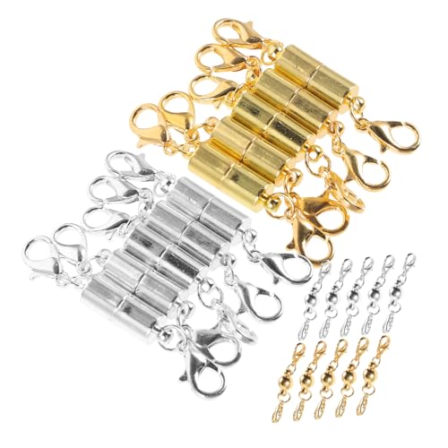 DOITOOL 20Stücke Magnetische Halskettenverschlüsse DIY Schmuckverlängerungszubehör Für Armbänder Und Halsketten Starke Und Langlebige Magnetverschlüsse Für Projekte von DOITOOL