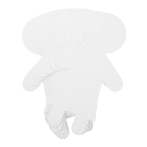 DOITOOL 20Stücke Teiliges Leere Papierfiguren für DIY Graffiti Puppen für Kreative Kunstprojekte Robuste und Langlebige Bastelmaterialien für Mädchen und Jungen von DOITOOL
