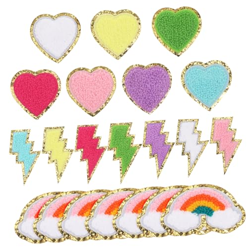DOITOOL 21 Stk. Klebstoffpatches Flicken für Kleidung Kleidungs-Patches Aufbügelpatches dekorativ Applikation nähen Denim Aufnäher für trendige Kleidung Stickereiflecken Handtuchstickerei DOITOOL 21 Stk. Klebstoffpatches Flicken für Kleidung Kleidungs-Patches Aufbügelpatches dekorativ Applikation nähen Denim Aufnäher für trendige Kleidung Stickereiflecken Handtuchstickerei von DOITOOL
