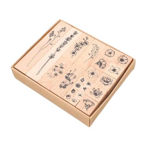 DOITOOL 22 Stück Teiliges Set Holzstempel für Scrapbooking und Diy Kunst Dekorative Stempel mit Verschiedenen Mustern für Tagebuch und Kartenverzierungen DOITOOL 22 Stück Teiliges Set Holzstempel für Scrapbooking und Diy Kunst Dekorative Stempel mit Verschiedenen Mustern für Tagebuch und Kartenverzierungen von DOITOOL